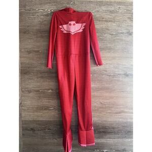 OWLLETTE PJ MASKS JUMPSUIT COSTUME Girl Costume Halloween Sz 3 4 Yrs